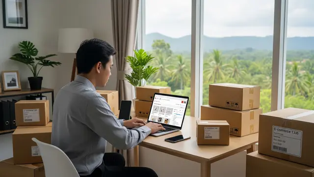 Tips Menjual Produk Tanpa Harus Menyewa Toko di Era Digital (AI Generated)