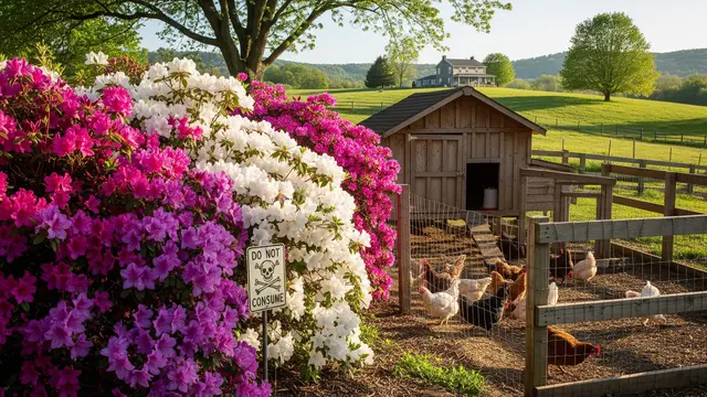 Azalea, Tanaman yang Sebaiknya Tidak Ditanam Dekat Kandang Ayam/Gemini AI