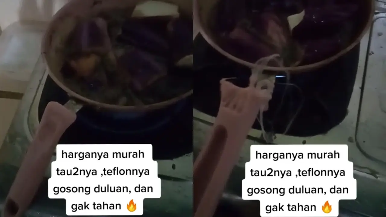 Teflon Meleleh