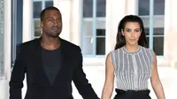 Kanye West dan Kim Kardashian (Pinterest)