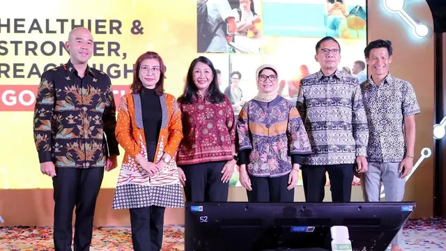 Andy Wibowo kala menghadiri konferensi pers dan peluncuran Herbalife Nutrition Immunoturmeric di Jakarta, Desember 2022. (Foto: Dok. Instagram @andy_wibowow)