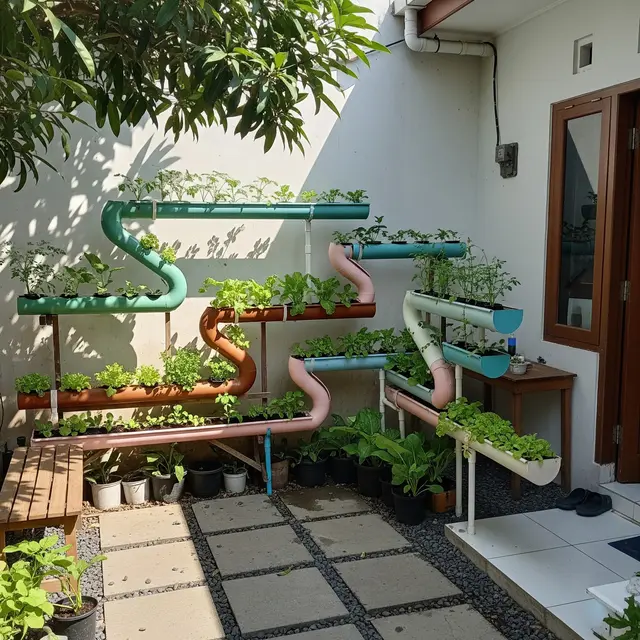 9 Model Kebun Hidroponik Bentuk Huruf, Solusi Estetis dan Fungsional