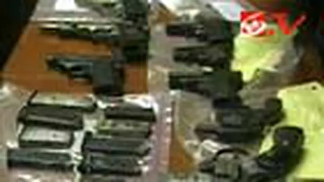 Tabung Elpiji Berisi Senjata dan Shabu