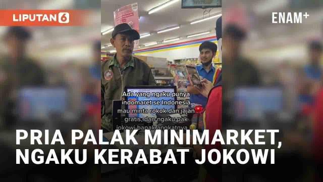 Aksi pemalakan kembali terjadi di minimarket. Alih-alih dengan kekerasan, pelaku kali ini bermodus mengaku kerabat pejabat. Ia bahkan menyebut Presiden Joko Widodo adalah ayah angkatnya.