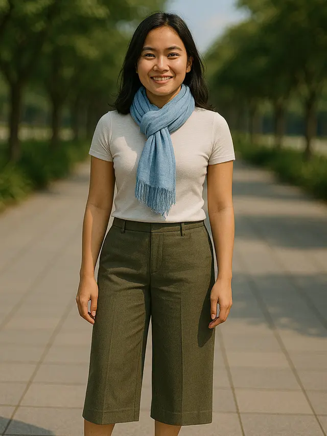 Outfit Musim Kemarau yang Justru Dingin Seperti Sekarang (Foto: ChatGPT)