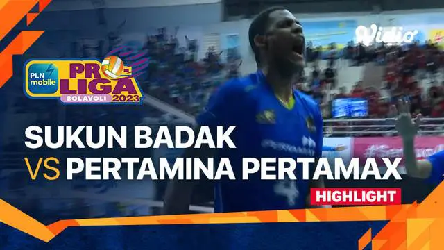 Berita video highlights PLN Mobile Proliga 2023, Kudus Sukun Badak kalah 0-3 dari Pertamina Pertamax