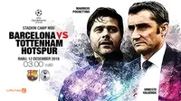 Barcelona vs Tottenham Hotspur (Liputan6.com/Abdillah)