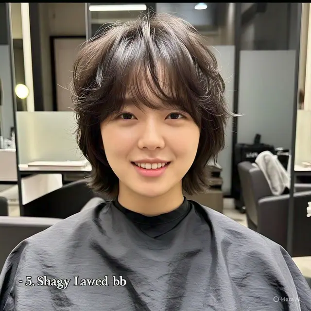 Model Rambut ala Korea Sesuai Bentuk Wajah Bulat