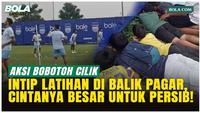Bobotoh Cilik Intip Latihan Persib Jelang Duel Panas Lawan Persija