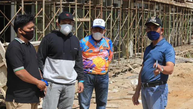 Potret Wali Kota Khairul Tinjau Sejumlah Titik Pembangunan Infrastruktur di Tarakan
