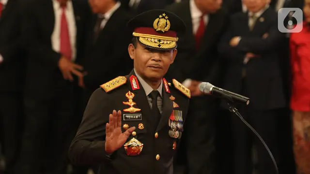 Dilantik Jokowi, Idham Azis Resmi Jadi Kapolri