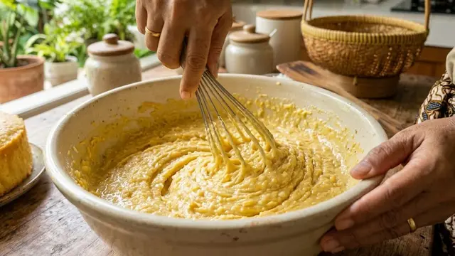 Cara Membuat Bolu Singkong Kukus Simpel Tanpa Mixer