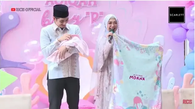 11 Momen Aqiqah Anak Ria Ricis dan Teuku Ryan, Umumkan Nama Sang Putri