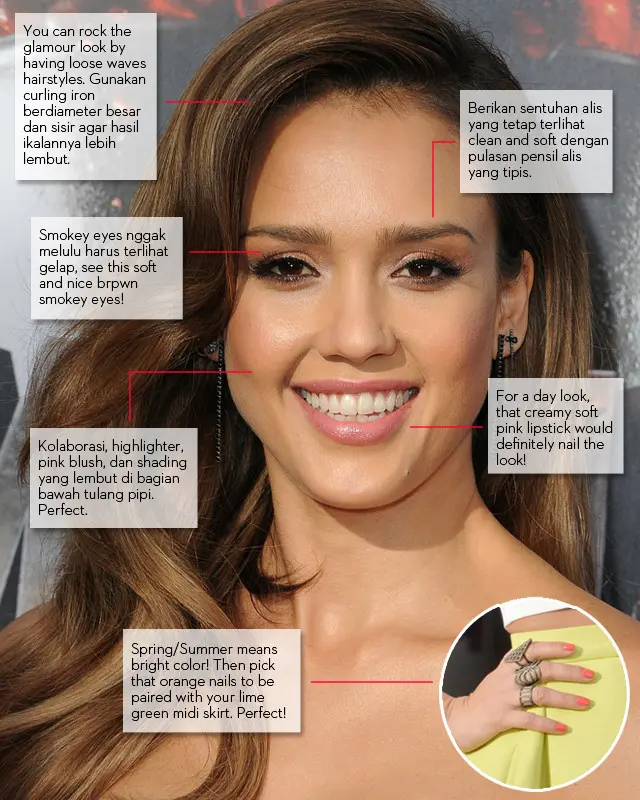 jessica alba glamour