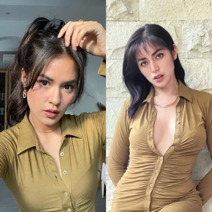 Raisa dan Jessica Iskandar Mengenakan Dress Ketat yang Sama/dok. Instagram Raisa dan Jessica Iskandar