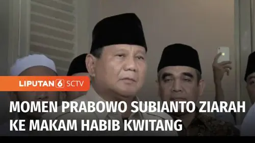 VIDEO: Prabowo Ziarah ke Makam Habib Ali Alhabsyi dan Habib Abdurrahman Kwitang
