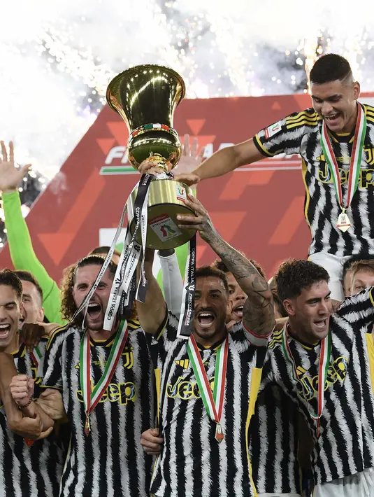 Meski Atalanta mencoba mengejar ketertinggalan, namun keunggulan 1-0 untuk Juventus bertahan hingga akhir pertandingan. (Filippo MONTEFORTE/AFP)
