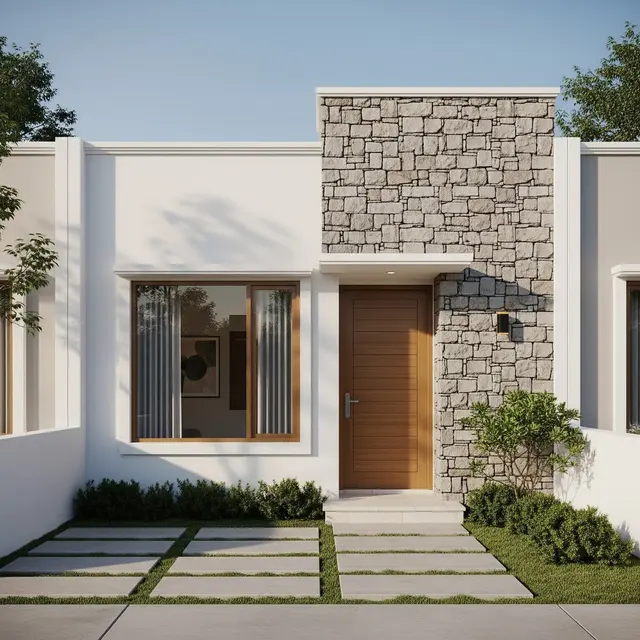 Model Fasad Rumah Kecil yang Lagi Tren (AI Generated)