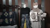 Nabila Ali perempuan asal Jombang menyulap limbah duplex jadi alat cap batik. Foto (Istimewa)