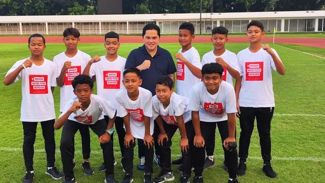 Pemain Gothia Cup 2022 bertemu Erick Thohir