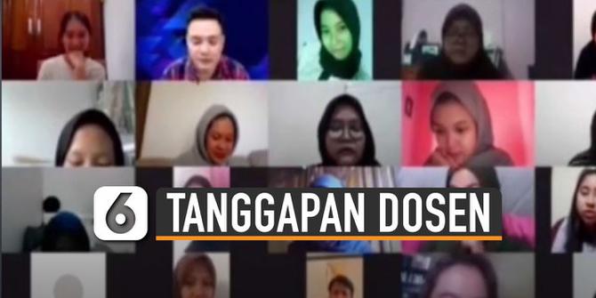 VIDEO: Kocak, Tanggapan Dosen Mendengar Jawaban Mahasiswa di Kuliah Online
