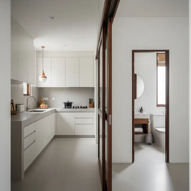 9 Desain Dapur Dekat Kamar Mandi, Estetis dan Fungsional