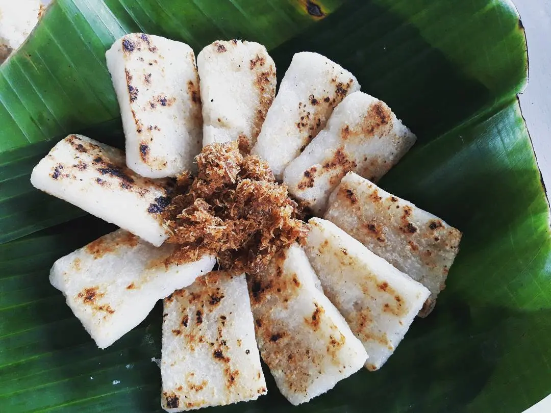 Jadah bakar, kuliner Boyolali, Jawa Tengah. (Sumber Foto: ceciliarexel/Instagram)