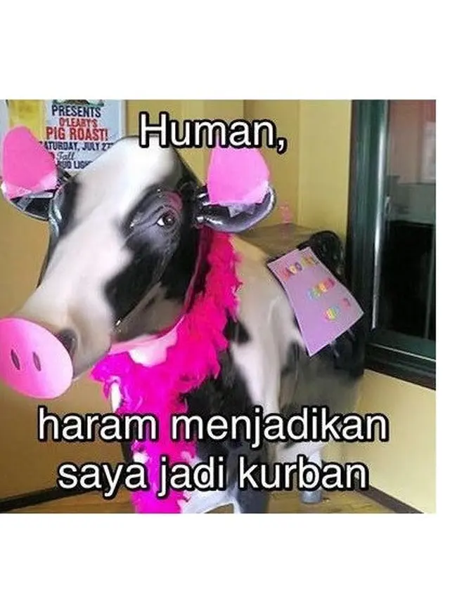 6 Potret Sapi Menyamar Ini Nyeleneh, Berharap Lolos dari Kurban