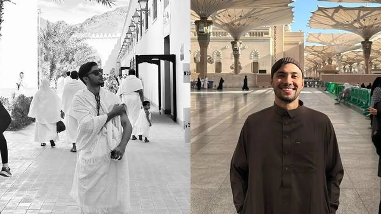 7 Potret Refal Hady Jalani Umrah Bareng Keluarga, Netizen: Calon Imamku