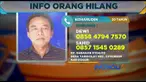 Hendak pamit berangkat kerja, seorang tukang ojek menghilang sejak dua hari sebelum Lebaran 2019.