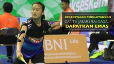 Video kekecewaan Hanna Ramadini, pebulutangkis asal Jabar yang gagal meraih emas di PON 2016
