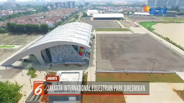 Gubernur DKI Jakarta Anies Baswedan resmikan venue berkuda bernama Jakarta International Equestrian Park Pulomas (JIEPP¬).