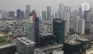 Suasana gedung pencakar langit di Jakarta, Selasa (15/11/2022). Menteri Investasi/Kepala Badan Koordinasi Penanaman Modal (BKPM) Bahlil Lahadalia mengatakan, pertumbuhan ekonomi Indonesia menjadi salah satu yang terbaik di antara negara G20. (Liputan6.com/Johan Tallo)