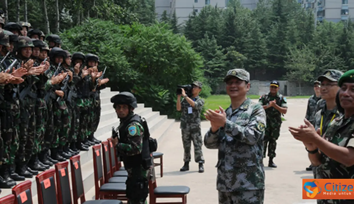 Citizen6, China: Latma yang telah berlangsung selama 15 hari di Kawasan Lanlatdu Jinan China, diikuti oleh 144 personel Kopassus Indonesia dan PLA serta pendukung lainnya. (Pengirim: Badarudin Bakri).