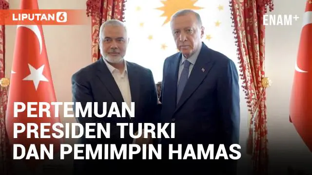 Di tengah perang yang masih berkecamuk di Gaza, Presiden Turki Recep Tayyip Erdogan bertemu dengan pemimpin Hamas. Apa yang mereka bicarakan?