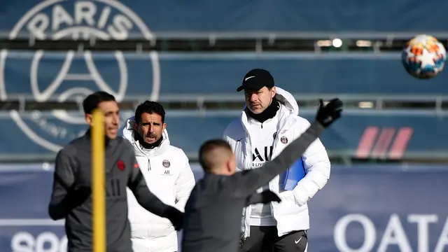 Latihan PSG Jelang vs Real Madrid