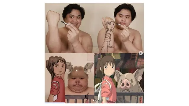 6 Cosplay Low Budget Jadi Karakter Animasi Studio Ghibli Ini Kelewat Unik