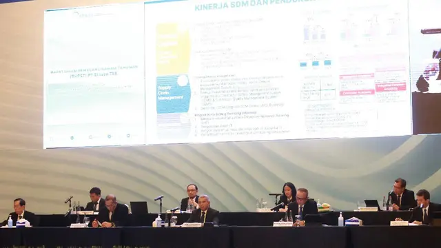 PT Elnusa Tbk (ELSA) anak usaha PT Pertamina Hulu Energi (PHE) yang tergabung dalam Subholding Upstream Pertamina menyelenggarakan Rapat Umum Pemegang Saham Tahunan (RUPST) tahun buku 2023 pada 15 Mei 2024. (Foto: Elnusa)