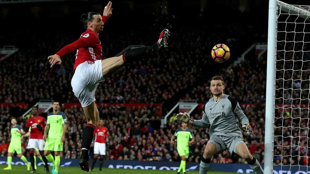 Gol Ibrahimovic Antar Manchester United Imbangi Liverpool
