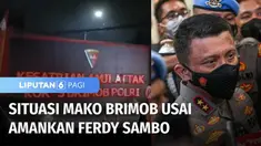 Irjen Pol Ferdy Sambo dipindahkan, penebalan pengamanan terlihat di gerbang Mako Brimob. Pengetatan pengamanan, juga terlihat di komplek rumah mantan kadiv propam itu, pada Sabtu (06/08) malam.