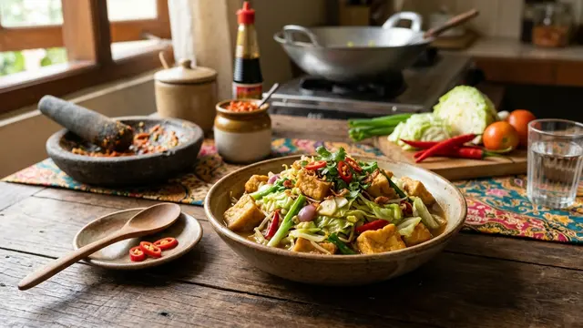 Resep Tahu Kocek Kubis (AI Generated)
