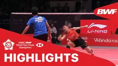 Berita video match highlights semifinal BWF World Tour Finals 2019, Anthony Ginting vs Chen Long, Sabtu (14/12/2019).