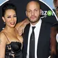 Mel B bersama suami, Stephen Delafonte dan pengasuh anaknya, Lorraine Gilles. (WS Tale.com)