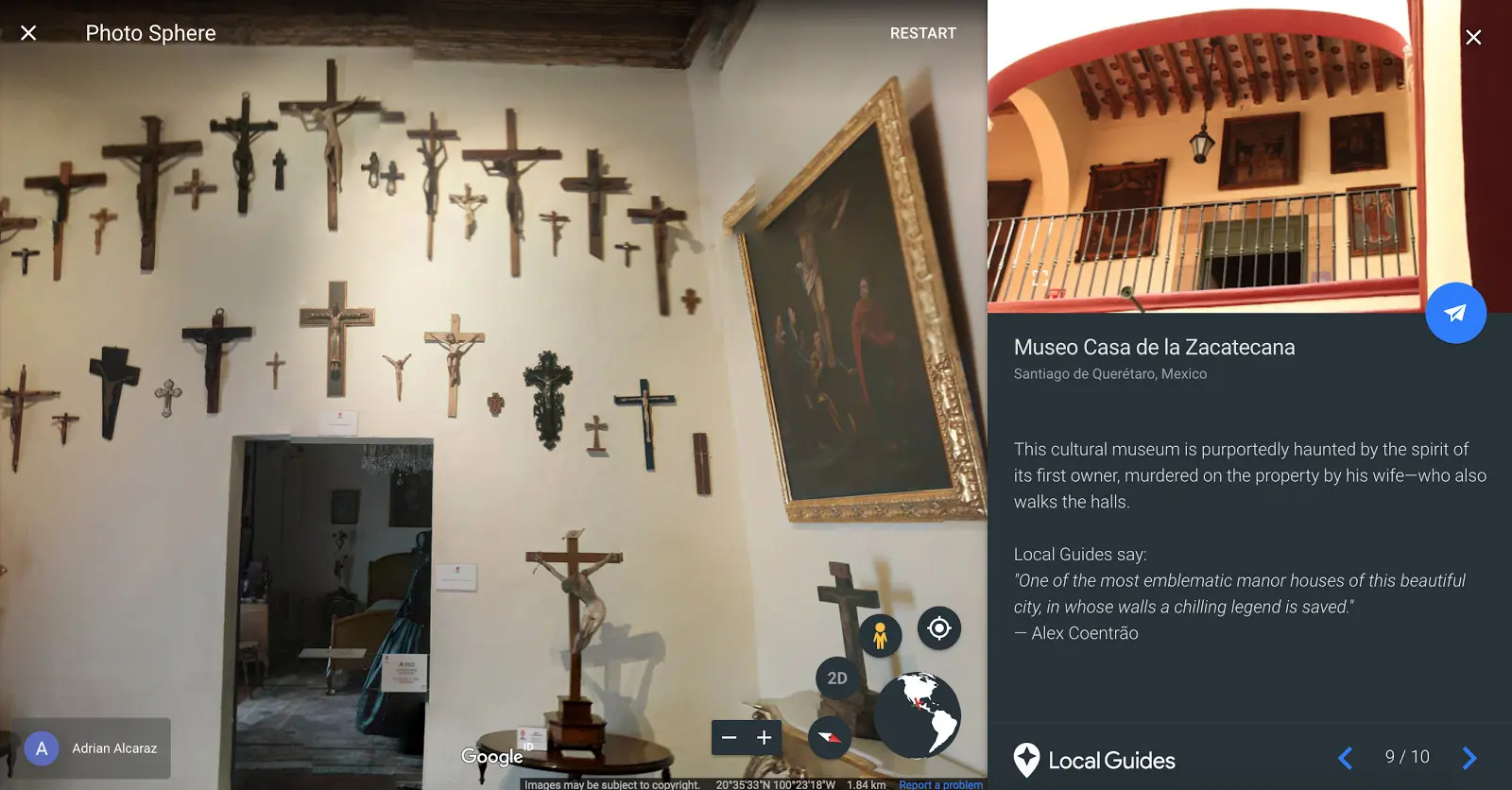 Museum Casa de la Zacatecana, tempat paling menyeramkan di dunia versi Google (Sumber: Google Local Guides)