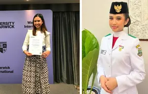 Kisah Paskibraka Naila Sinapoy Jadi 6 Penerima Beasiswa Warwick