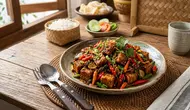 Resep Tempe Mercon Pedas Nampol, Bumbu Berlimpah Bikin Nagih
