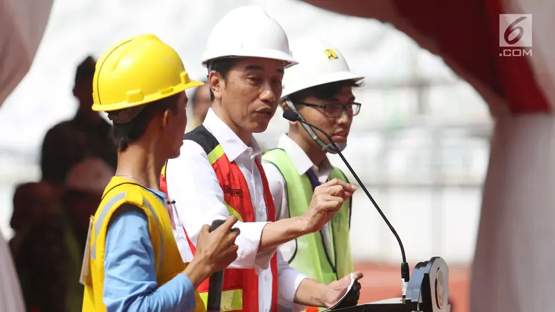 Jokowi Resmikan Percepatan Sertifikasi Tenaga Kerja Konstruksi