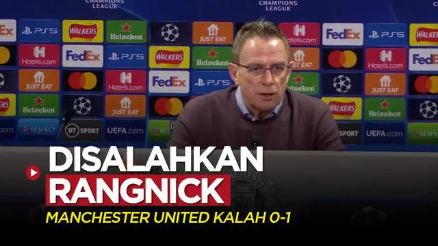 VIDEO Liga Champions: MU Kalah dari Atletico Madrid, Ini yang Disalahkan Ralf Rangnick