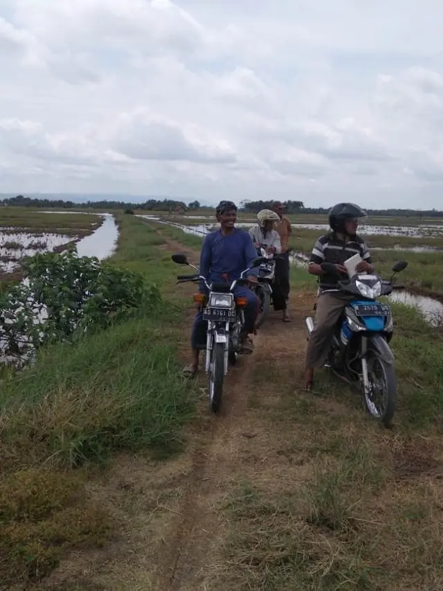 Pembangunan jalan secara swadaya di Sekarmayang, Bulupayung, Patimuan, Cilacap. (Foto: Liputan6.com/Petrus Sugeng untuk Muhamad Ridlo)
