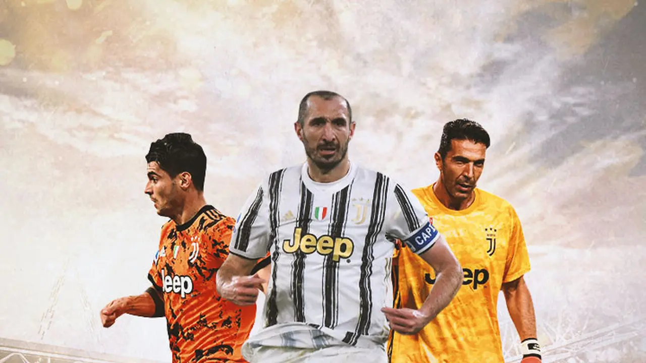 Juventus - Alvaro Morata, Giorgio Chiellini, Gianluigi Buffon